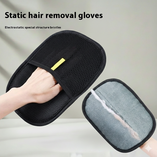 Reusable Pet Hair Removal Gloves Double-Sided Grooming Tool