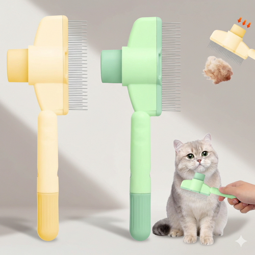 Pet Hair Remover Grooming Brush for Long Hair Dogs and Cats