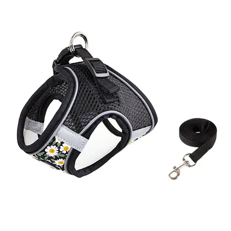 Reflective Adjustable Pet Harness Anti-Escape for Cats
