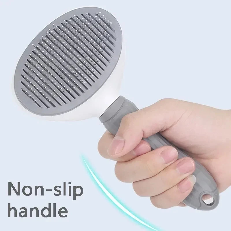 Self Cleaning Pet Brush Hair Remover Comb for Dogs & Cats