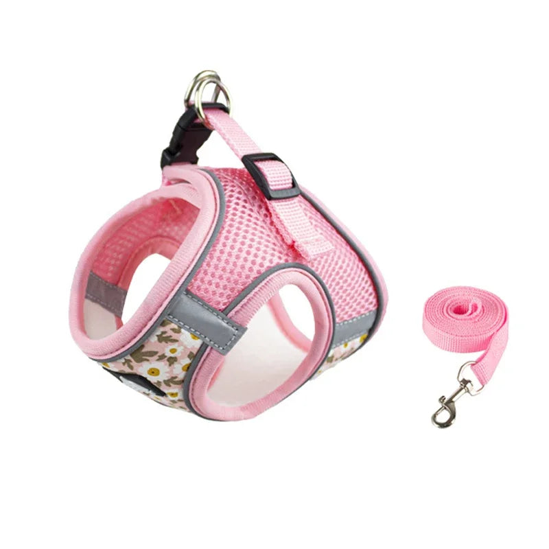 Reflective Adjustable Pet Harness Anti-Escape for Cats