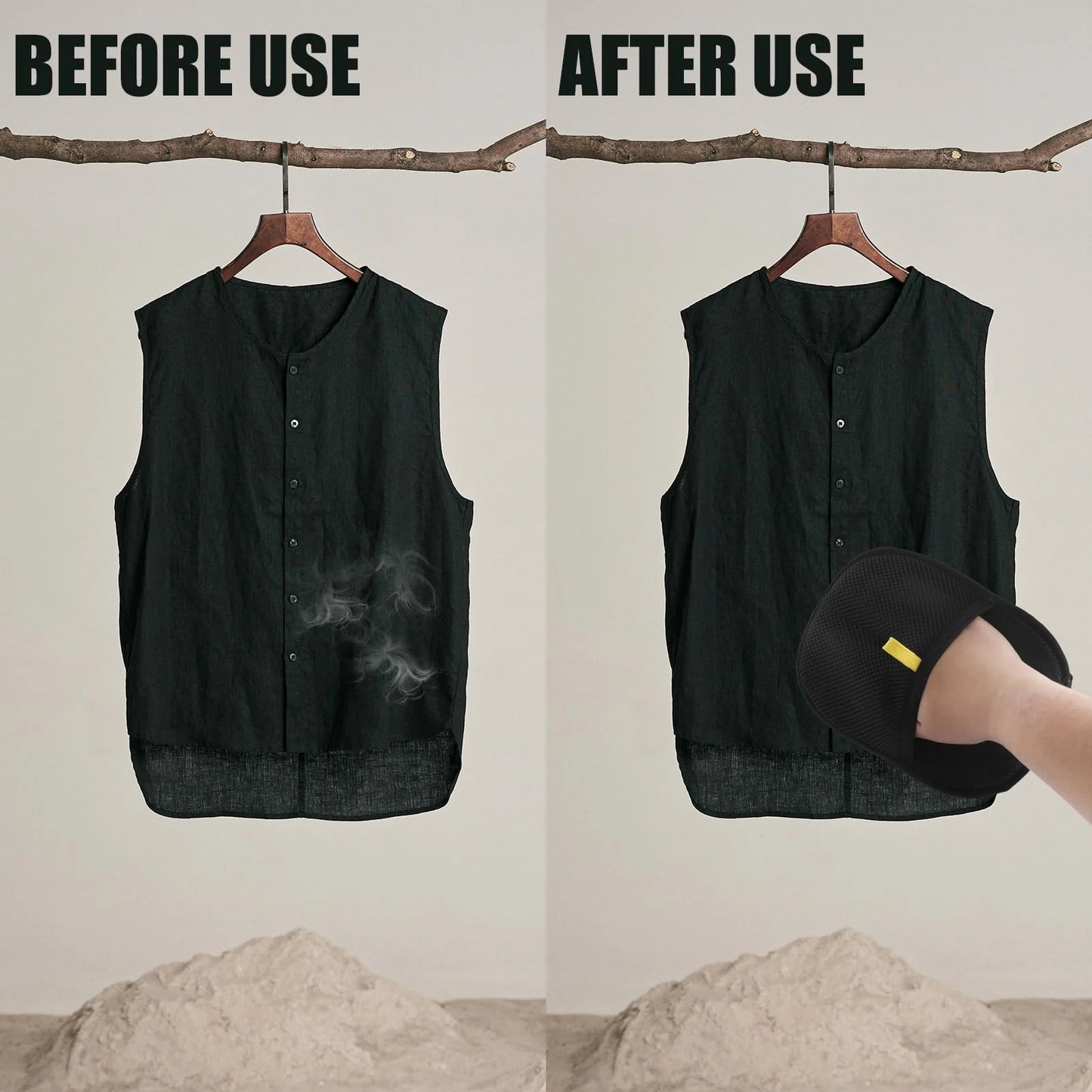 Reusable Pet Hair Removal Gloves Double-Sided Grooming Tool